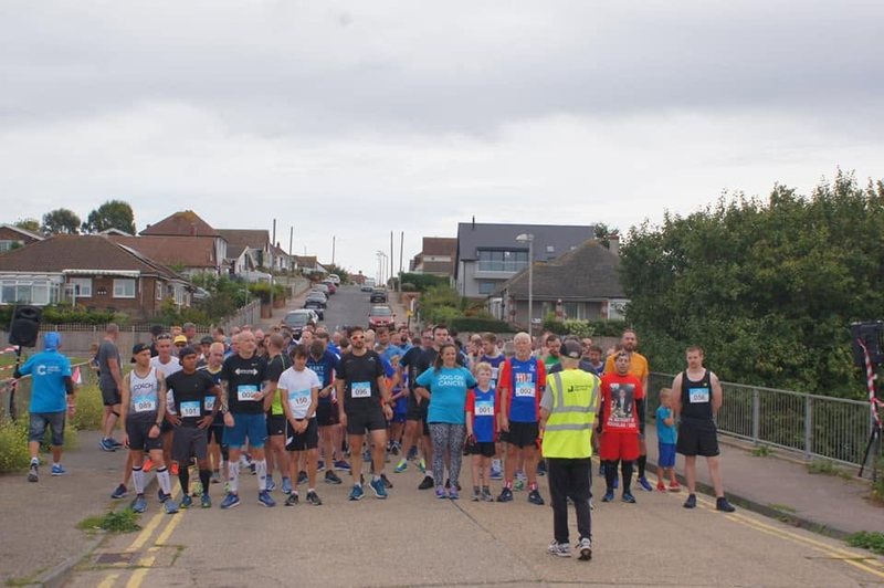 The start line at Herne Bay
